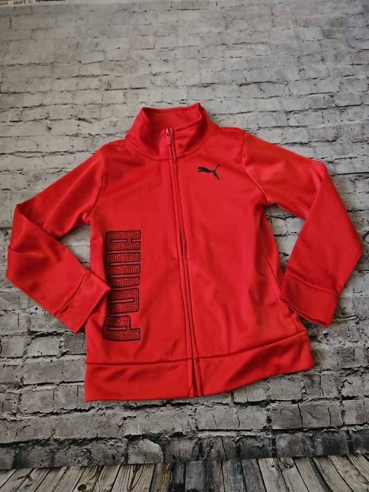 Puma Little Boy Size 5 Red Jacket