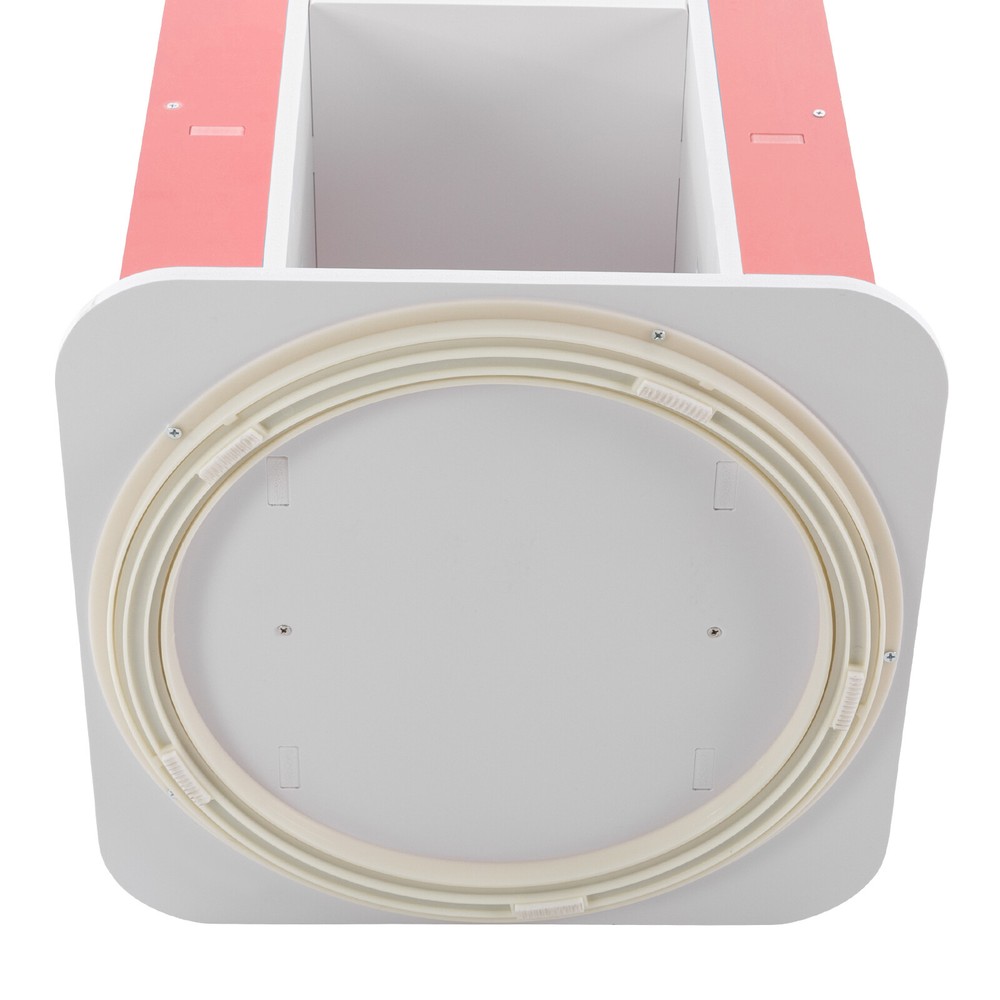 4-Tier Rotating Bookshelf with 360° Access - Sturdy Storage Solution