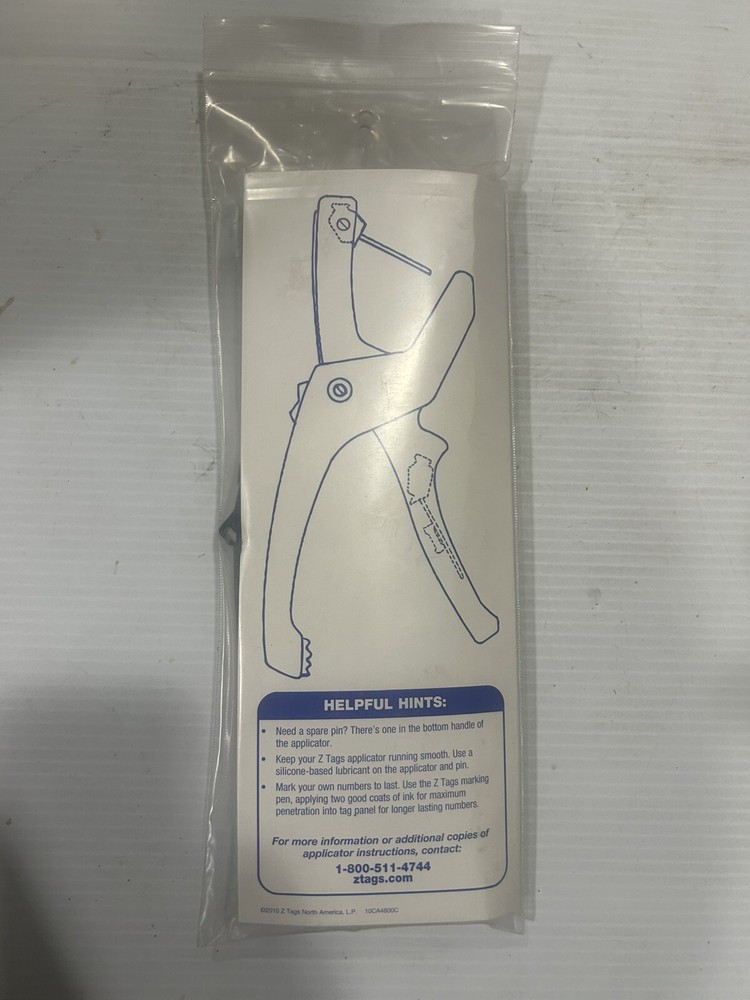 Z-Tag One Piece Tag Applicator