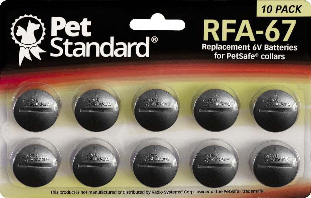 Safe Compatible RFA-67 Replacement Battery 10 pack