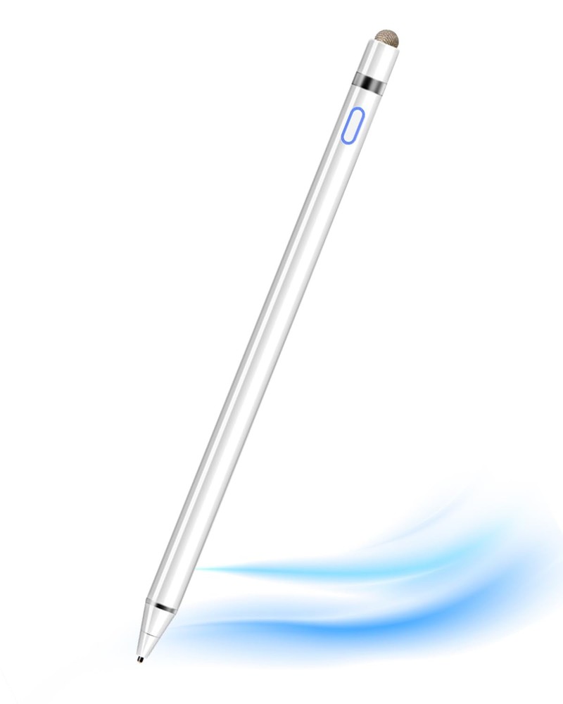 Stylus Pen for Touch Screen 1.5mm Fine Point iPhone White
