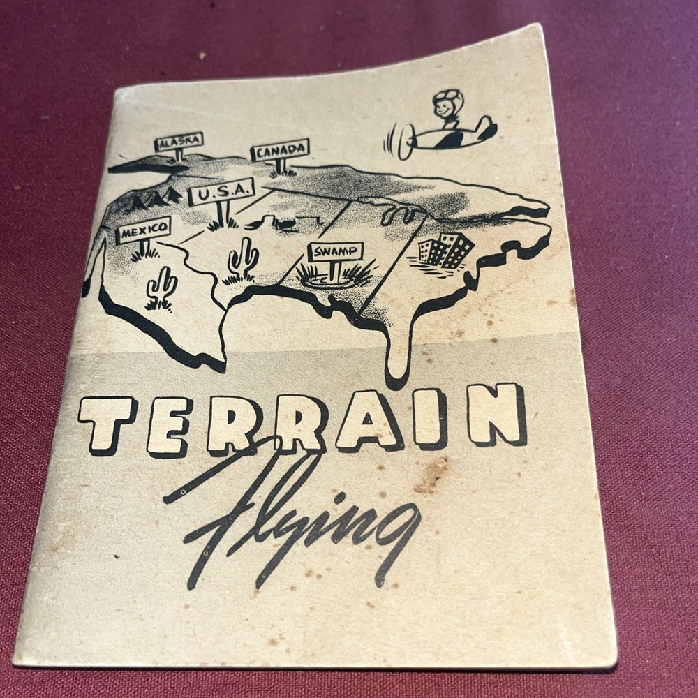 1940S Pilots Book Terrain Flying