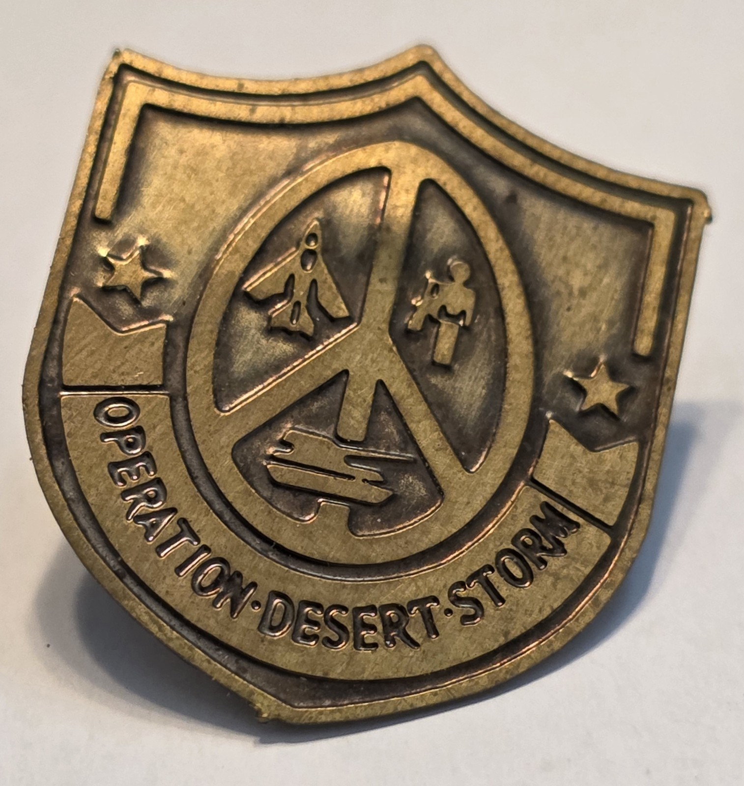 Vintage Operation Desert Storm Lapel Pin Pinback