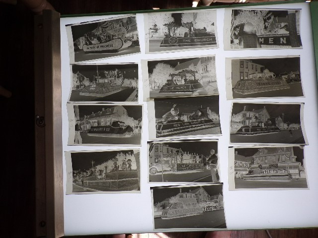 1920'S Advertising LOCAL RED LION PA Antique PHOTO NEGATIVE PARADE FLOATS LOT 37