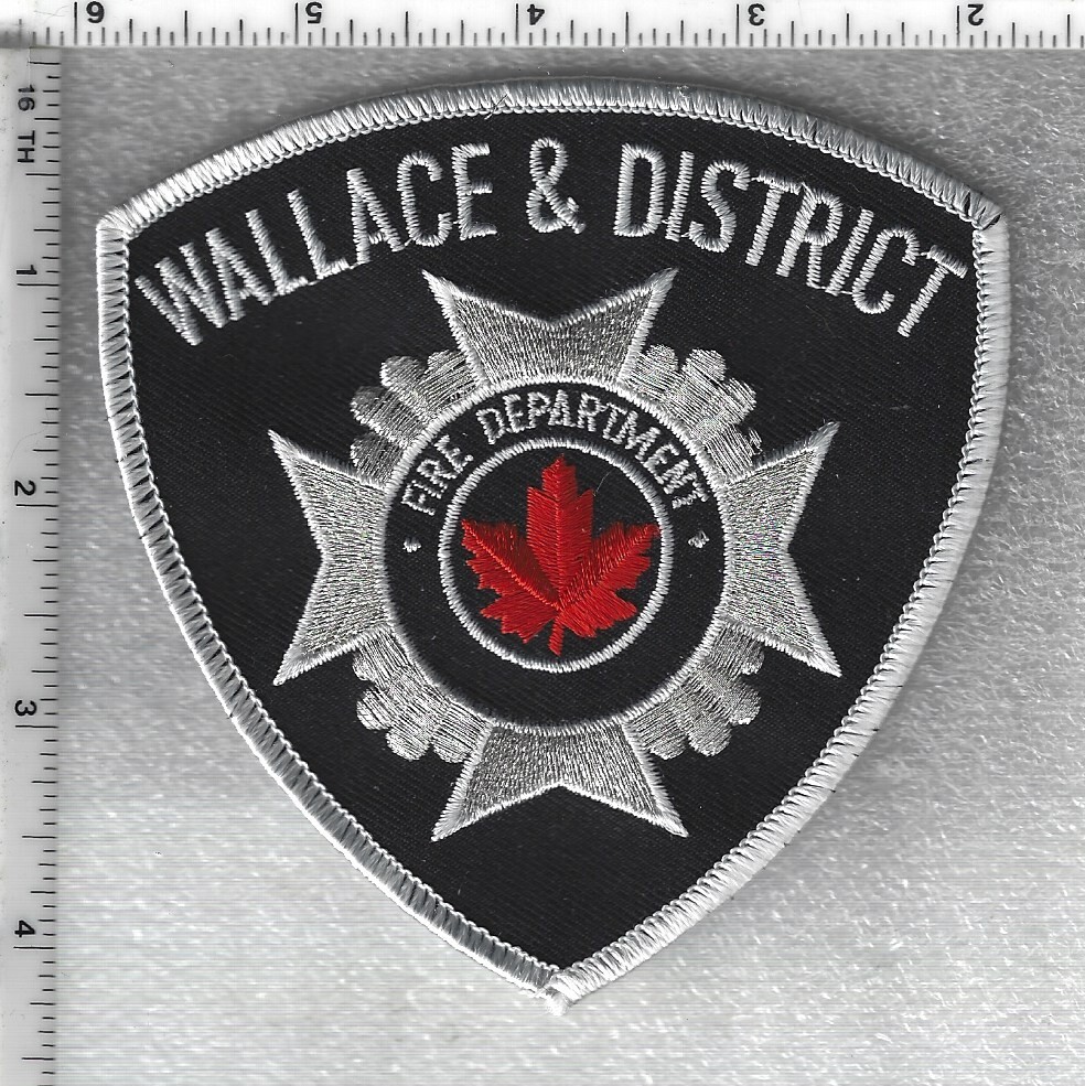 Wallace & District Fire Department  (Nova Scotia, Canada)  Shoulder Patch