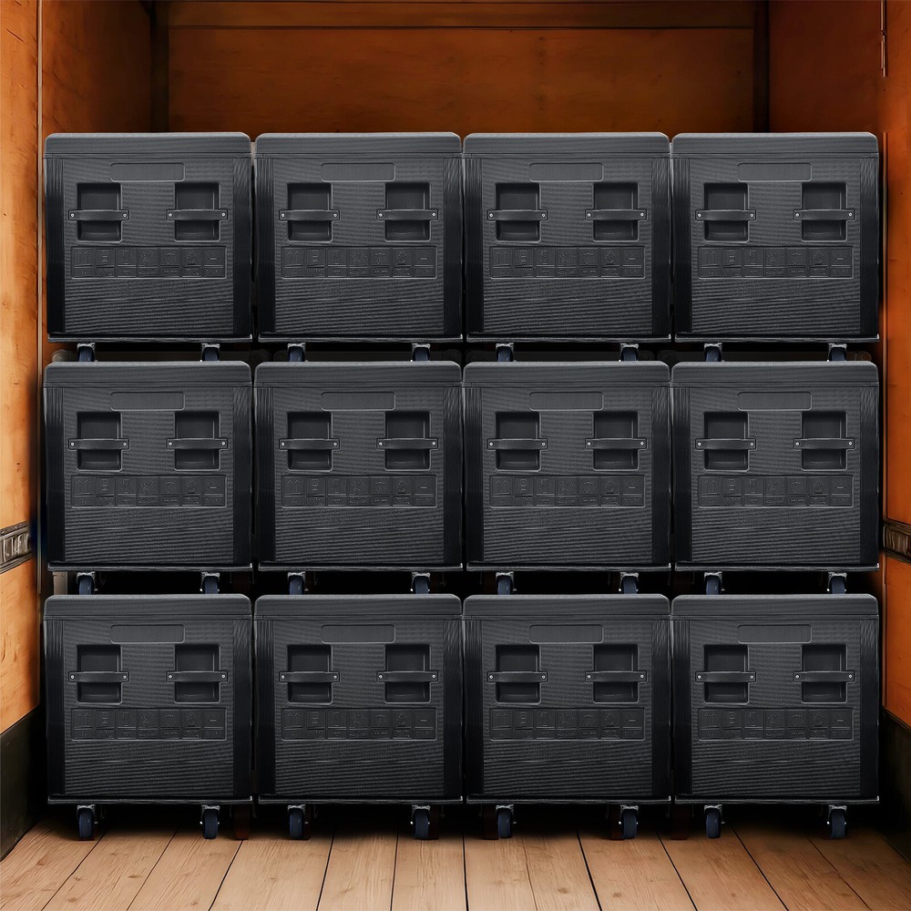 44"x22"x25" Cable Trunk Road Case with Wheels Professional Stackable Road Case