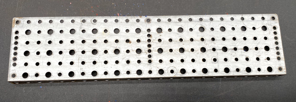 (20) GILBERT ERECTOR SET PART MN 12" SILVER BASE PLATES