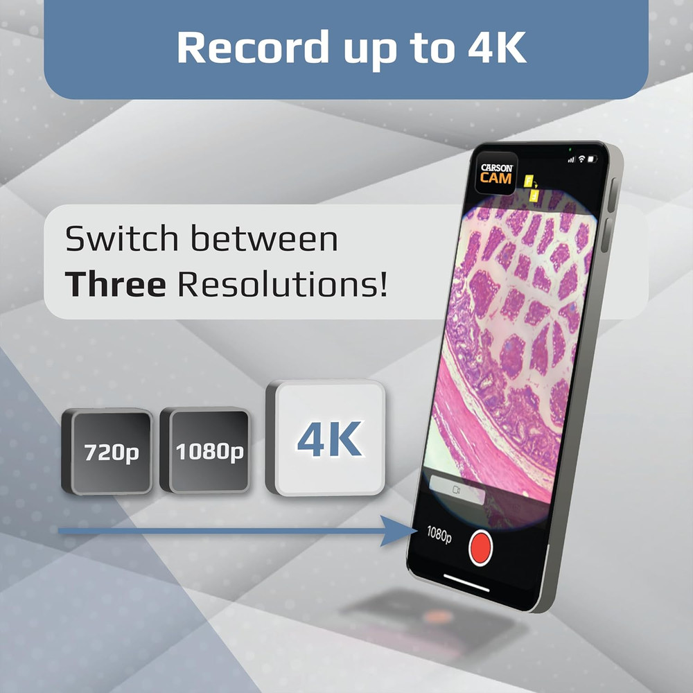 Carson Microbrite plus 60X-120X LED Lighted Pocket Microscope, Portable Handheld