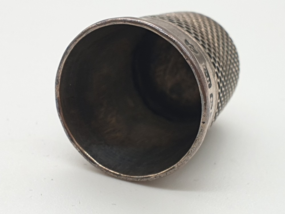 Charles Horner Silver Thimble Fully Hallmarked 1909 Size no.5 Antique