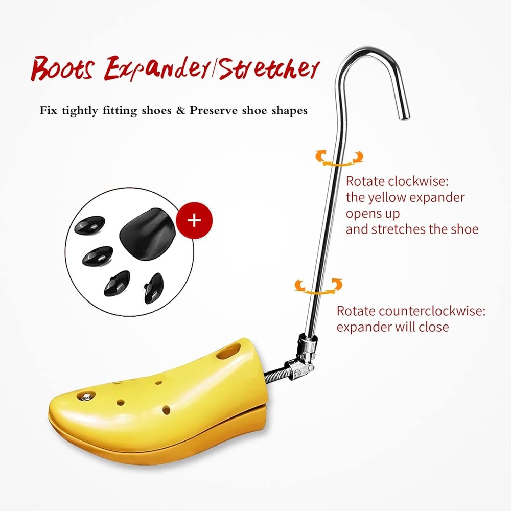 Boot Stretcher for Cowboy Boots,1 pack Adjustable Shoe Thick...