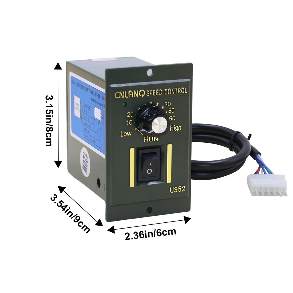 AC 110V 120W Electric Motor Speed Controller Reversible Switch Regulator Switch