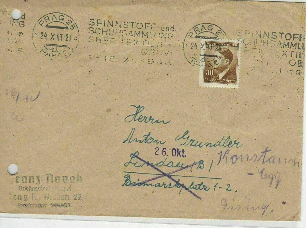 German Postal History Stamps Cover Ref: R4657