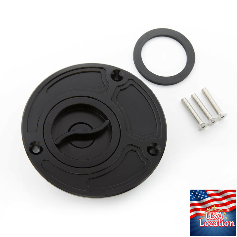 For Ninja ZX6R ZX636 2003-2006 ZX10R 2004-2005 CNC Gas Cap Tank Fuel Cover Oil