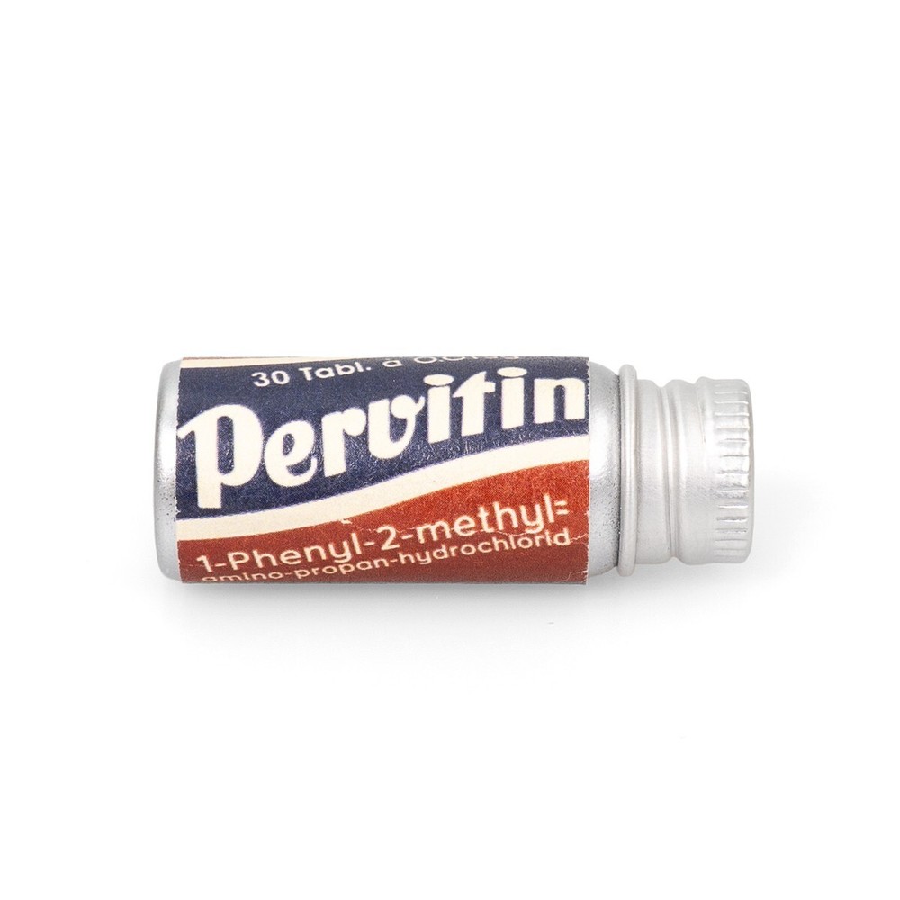 Reproduction WW2 German Army Civil Design Packaged Empty Pervitin- Impression