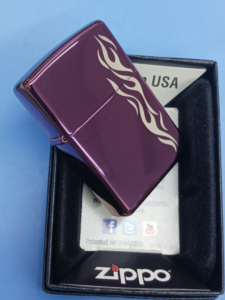 Zippo Abyss Pocket Lighter with Flame 24814