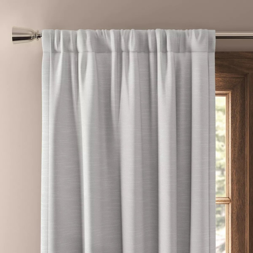 Threshold Blackout Henna Rod Pocket Panel 50x63"White* (Marks) 068030053