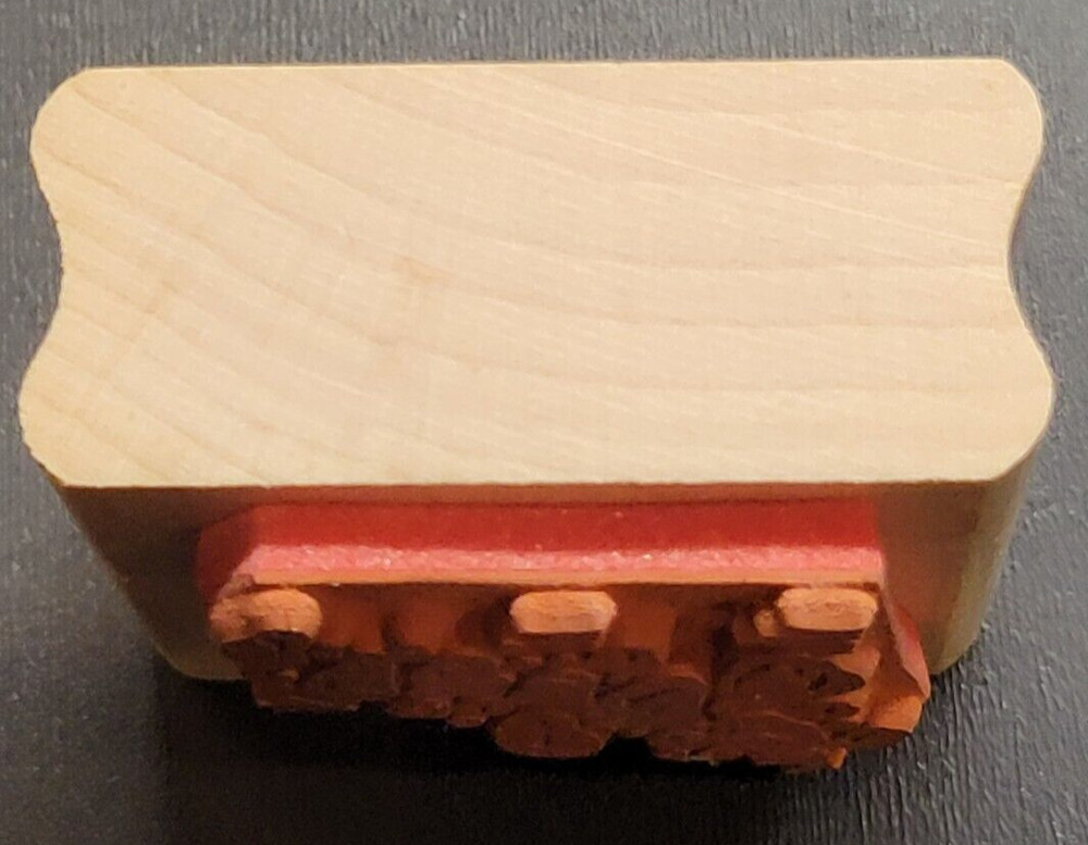 Wood/Rubber Stamp River Rocks Pathway Stones
