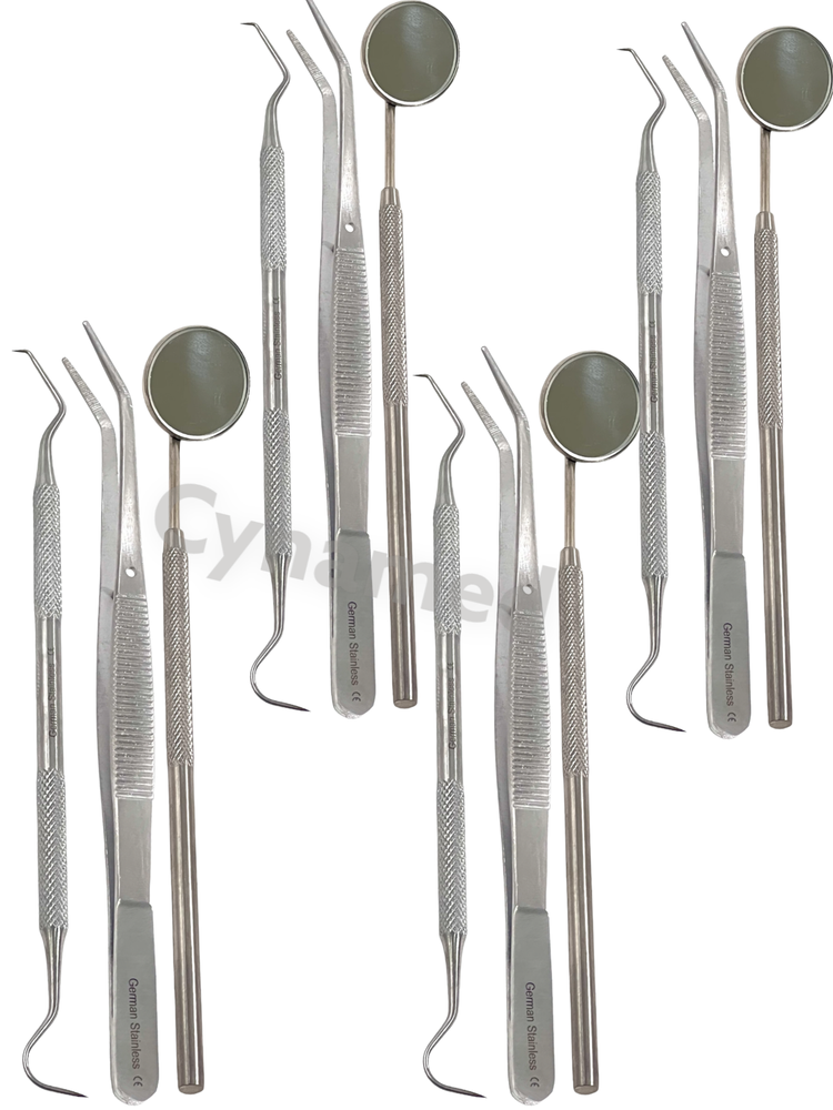 NEW 48 Instruments Basic Dental Set Mirror Explorer College plier -German Grade