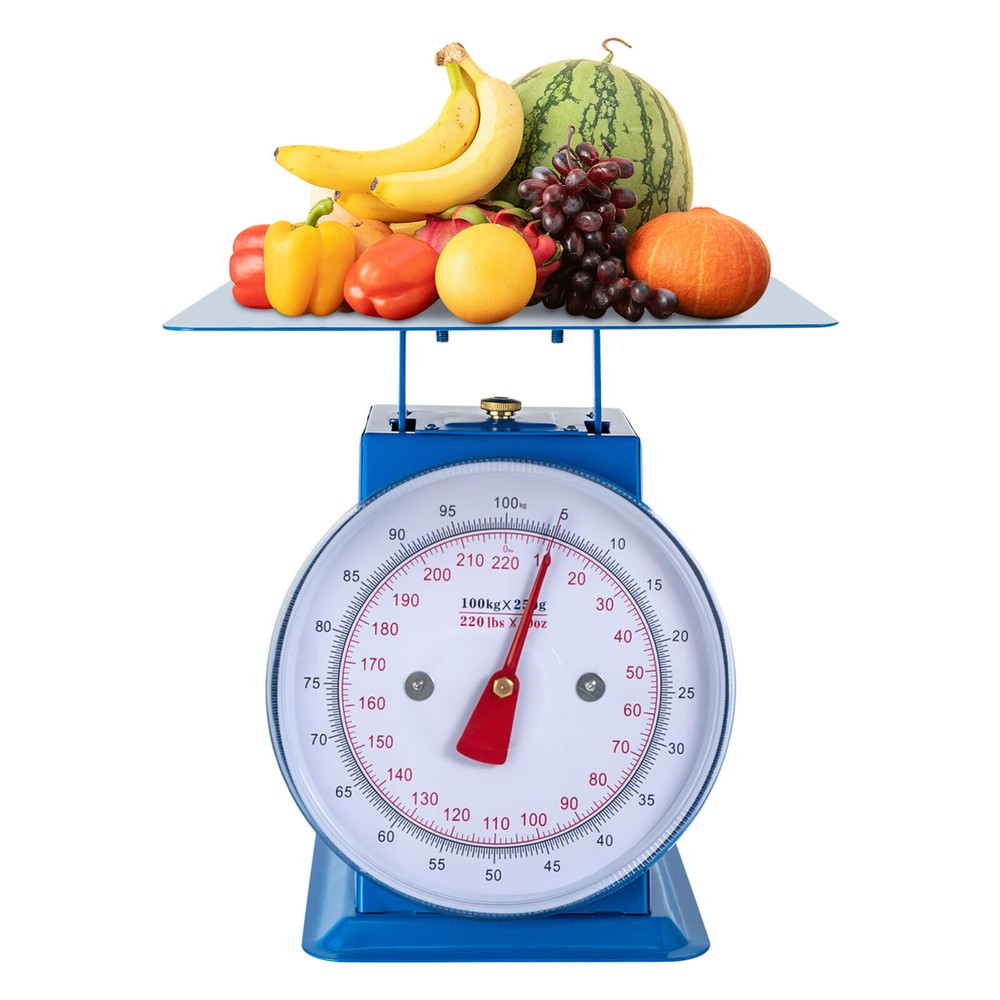 Heavy Duty Portion-Control Mechanical Dial Scale Industrial Dial Scale 220-LBS