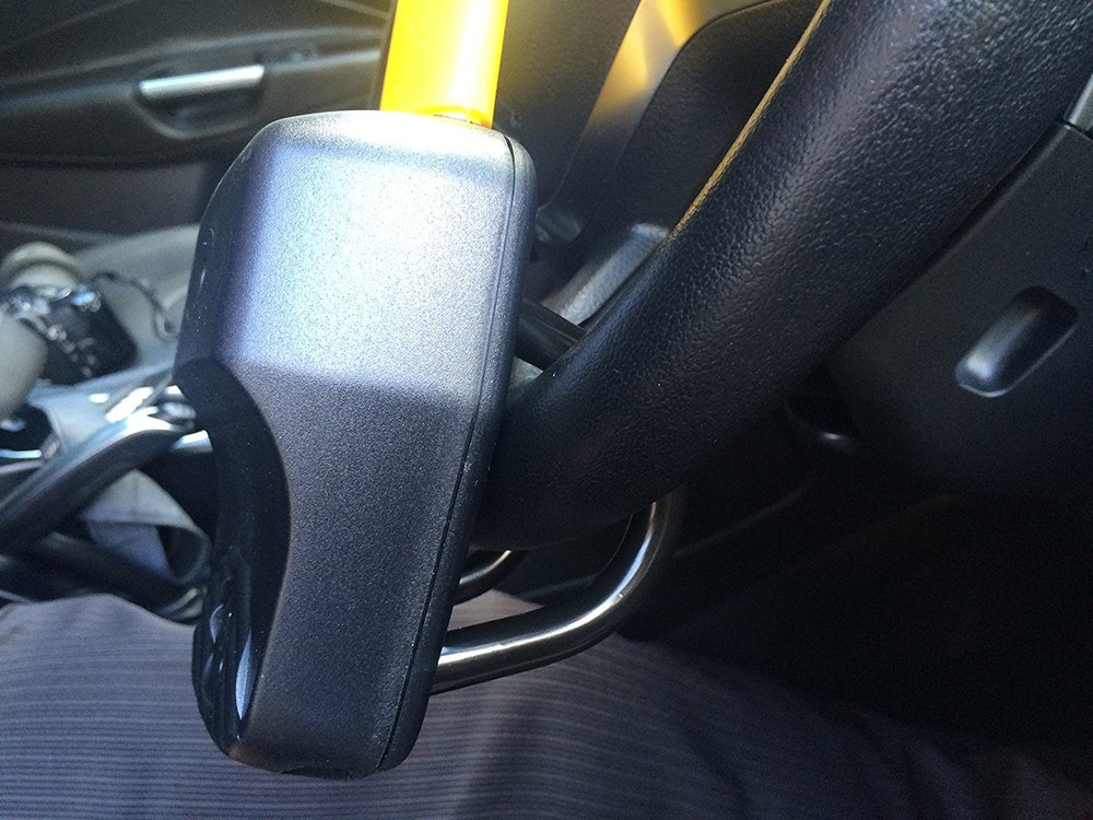 Stoplock Professional Car Van Yellow AntiTheft High Security Steering Wheel Lock