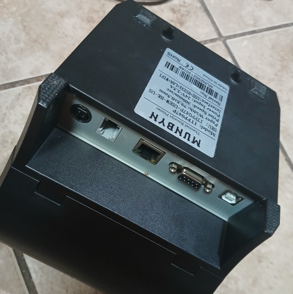 MUNBYN Thermal Receipt Printer ITPP047P ***Tested and Working As Pictured***