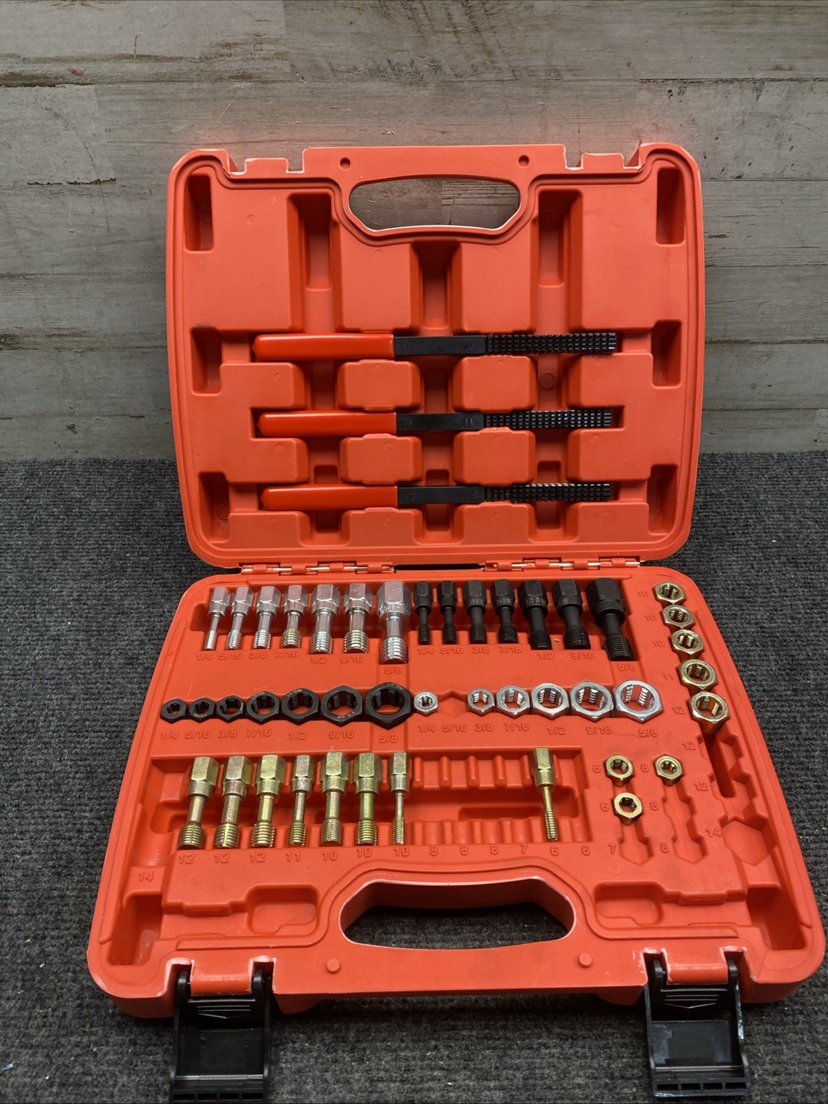 NOS Thread Repair Kit UNC UNF & Metric Thread Chaser Set Rethread Repair Tool