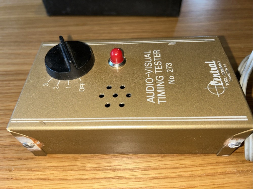 Central Tools Company # 273 Audio-Visual Tester w/box and paperwork - Untested
