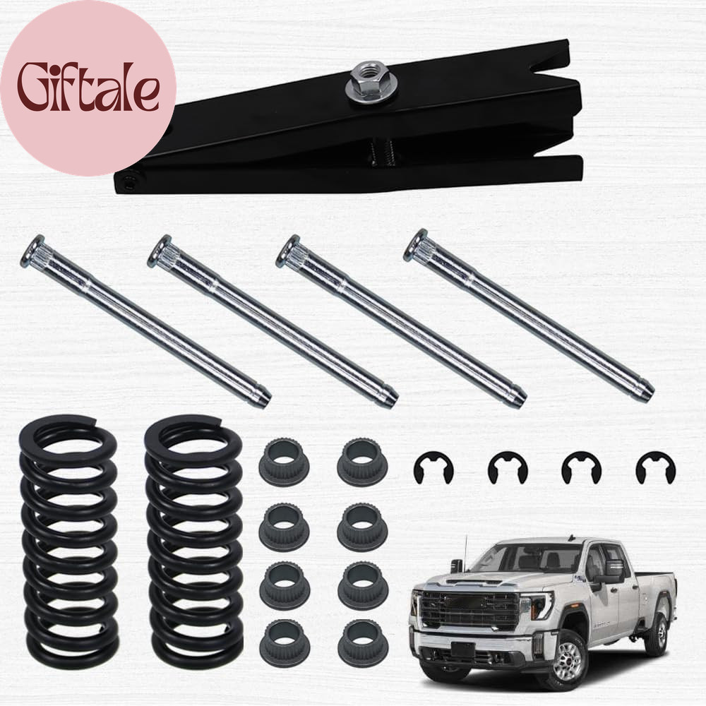 Complete Door Hinge Repair Kit for Chevy GMC - Includes Pin, Bushing, Spring, an