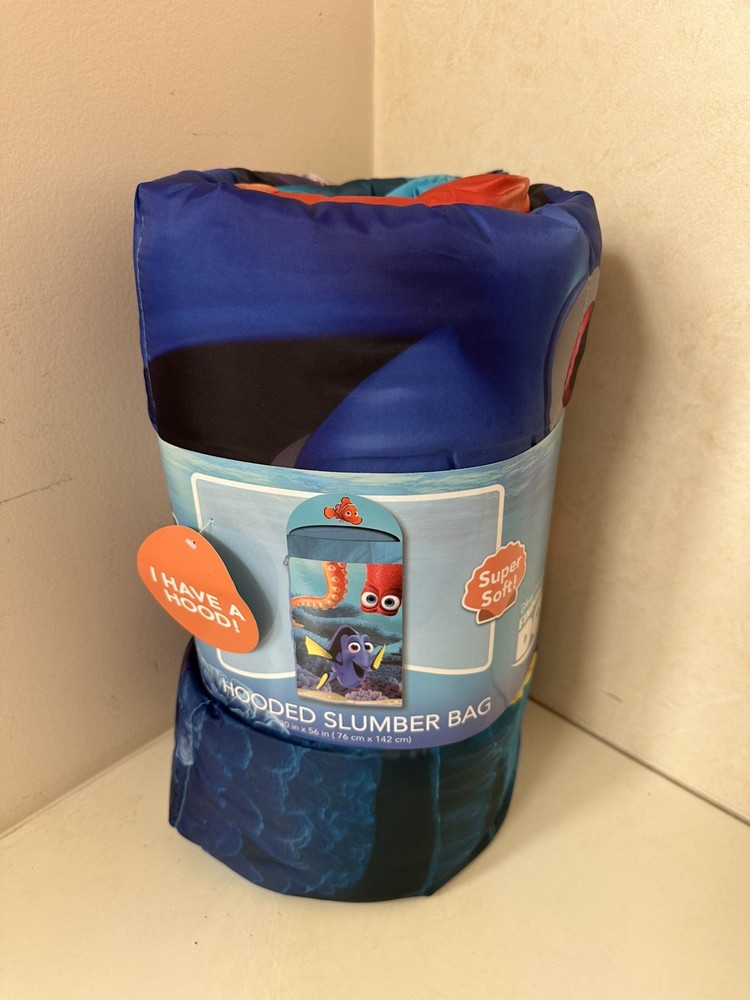 Disney Pixar Finding Dory Hooded Slumber Sleeping Bag