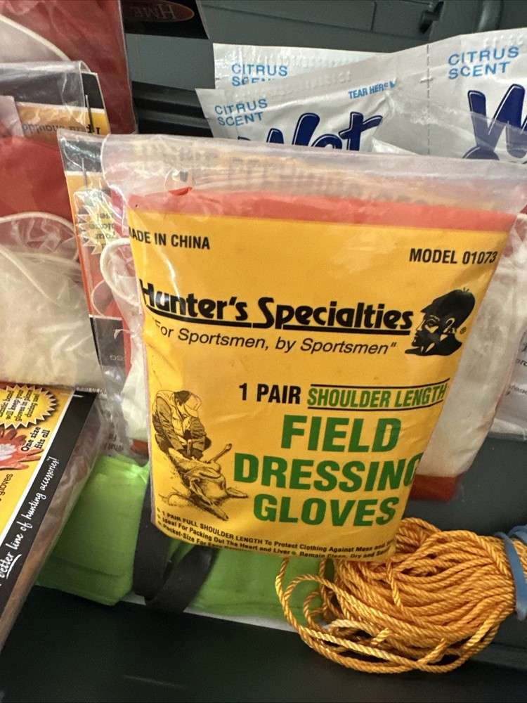 Plano Tackle Box With Deer Field Dressing Contents Inside