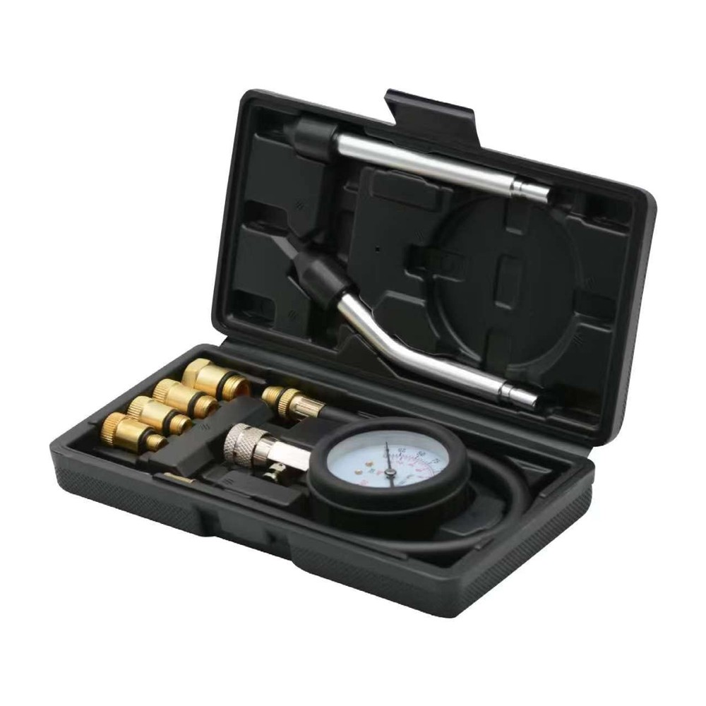 8PCS Compression Tester, Engine Tester kit Professional Petrol...