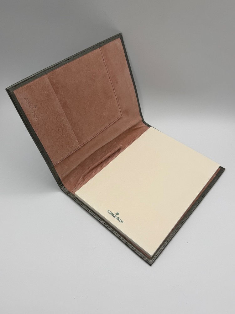 Audemars Piguet Agenda Block Notes Notepad Grey Leather Vintage