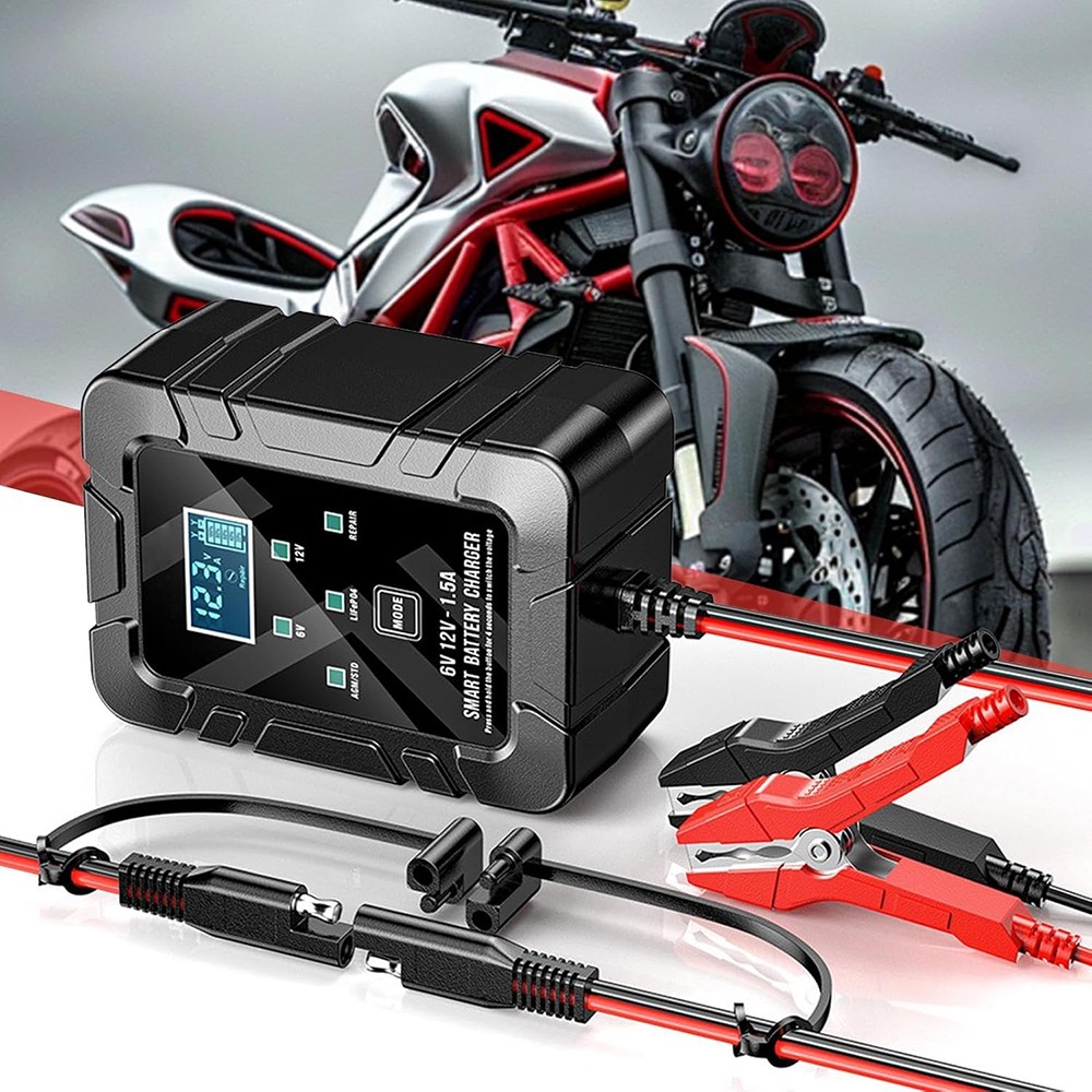 6V & 12V Smart Automatic Battery Charger Maintainer Motorcycle Car Trickle Float