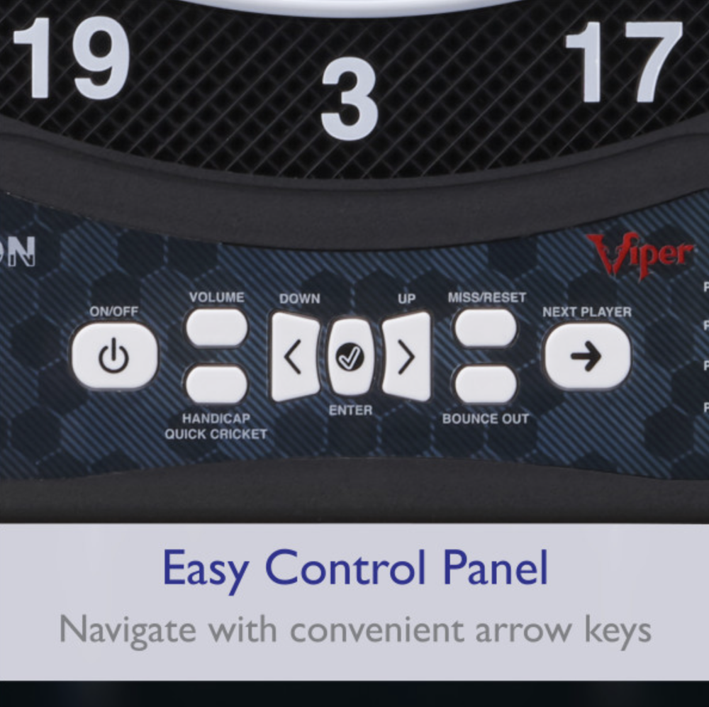 Viper Ion Illuminated Electronic Dartboard