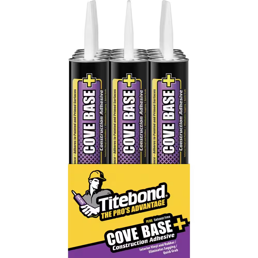 28 Oz. Brown Cove Base plus Construction Adhesive (12-Pack)