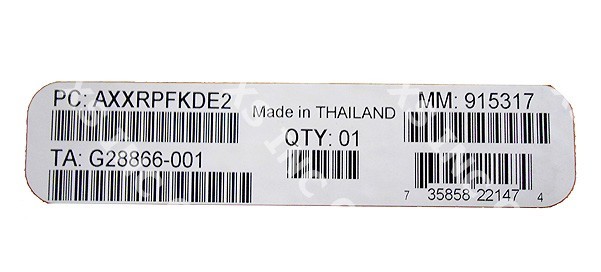 Intel AXXRPFKDE2 Upgrade RAID Encryption-Enable Key for RS25 NEW OPEN BOX