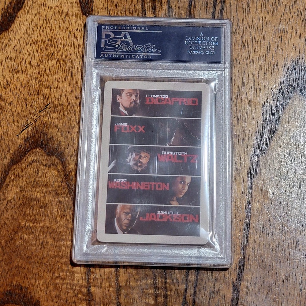 Robert Richardson Signed Django Unchained Trading Card Auto PSA DNA Encapsulated