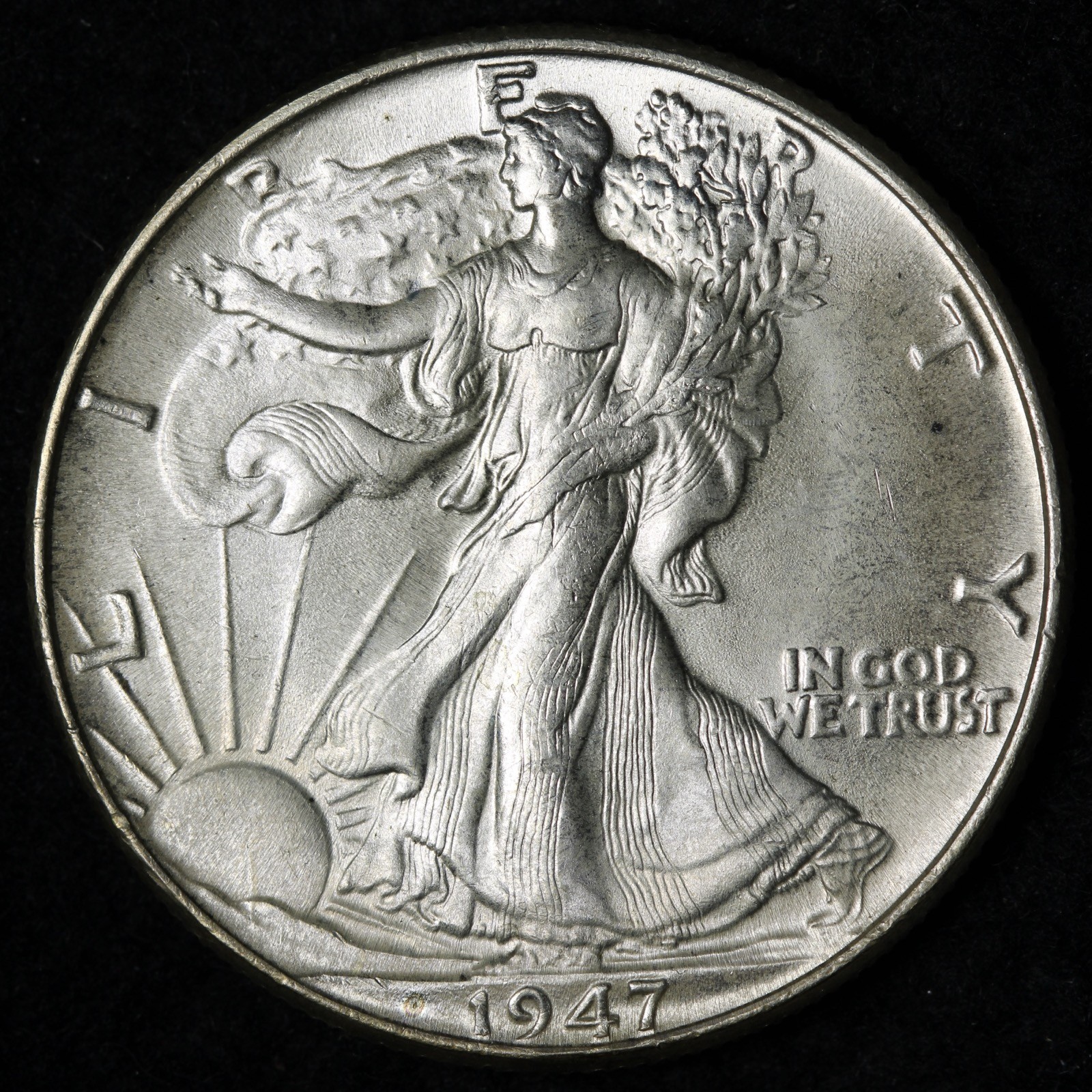 1947 Walking Liberty Silver Half Dollar GEM BU *UNCIRCULATED* MS E356 TVMF