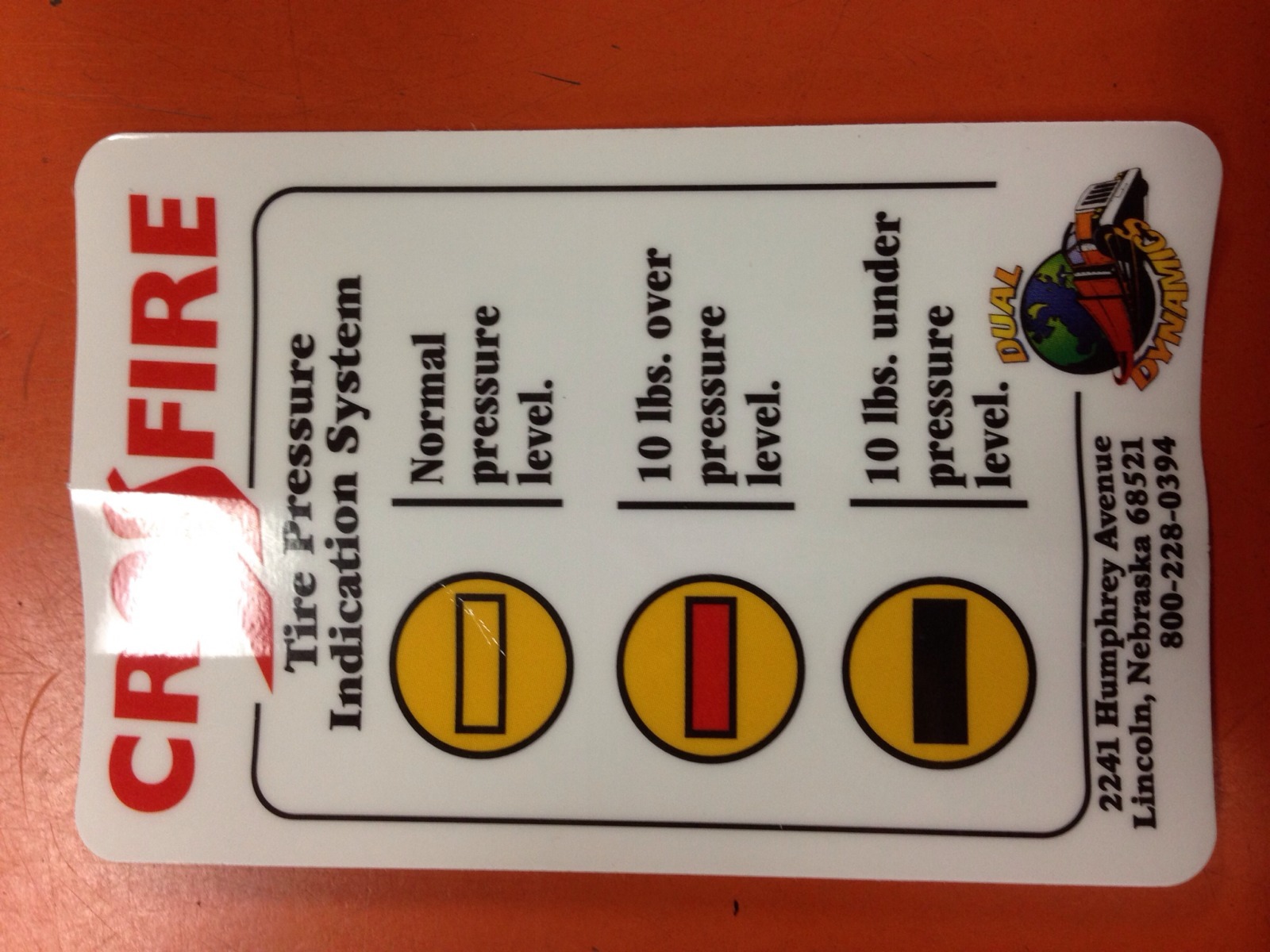 4 CROSSFIRE TIRE EQUALIZER SYSTEM 105 PSI STAINLESS STEEL Peterbilt Kenworth