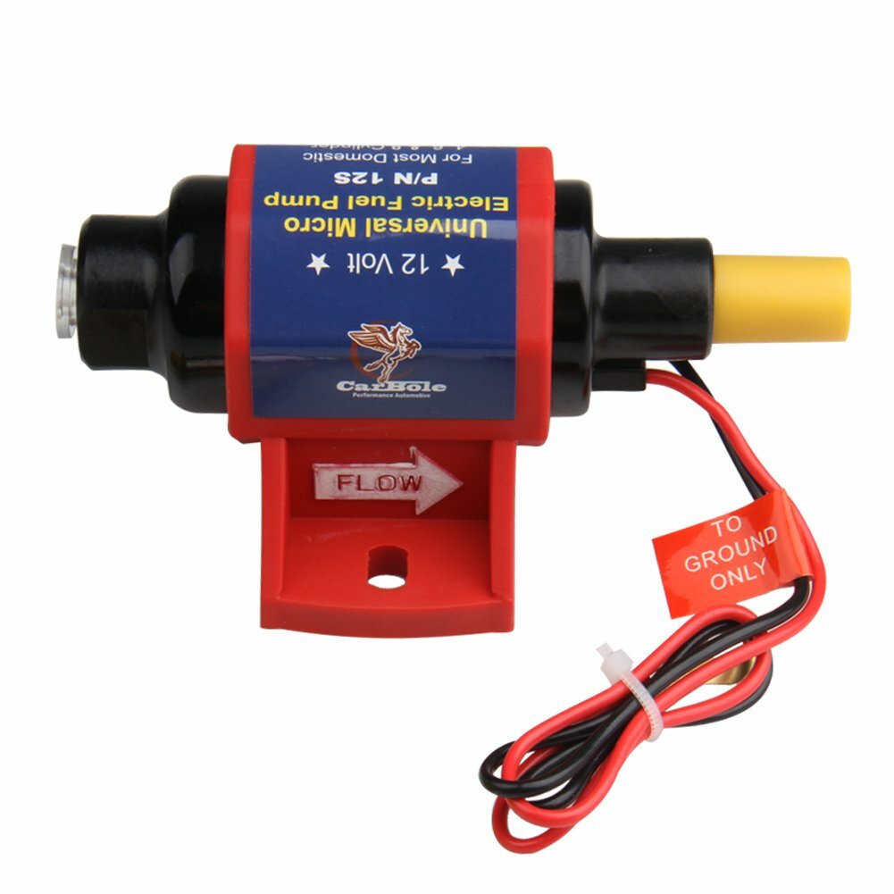 Universal Electric Inline Fuel Pump Carburetor 4-7 PSI 32 GPH Gas Diesel Alcohol