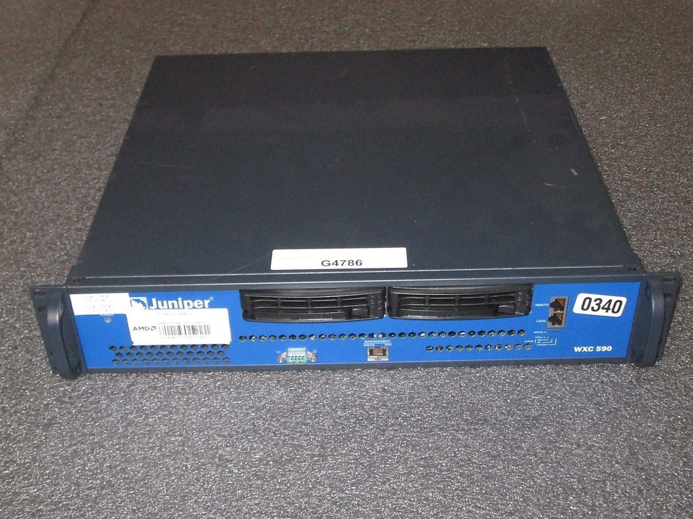 JUNIPER NETWORKS WXC 590 Application Acceleration Platform Used Working