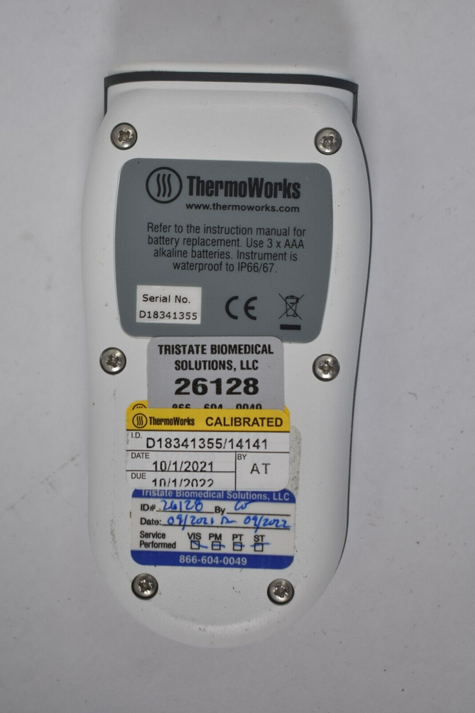 ThermoWorks Therma Waterproof Type T Thermometer Pack Kit White Module