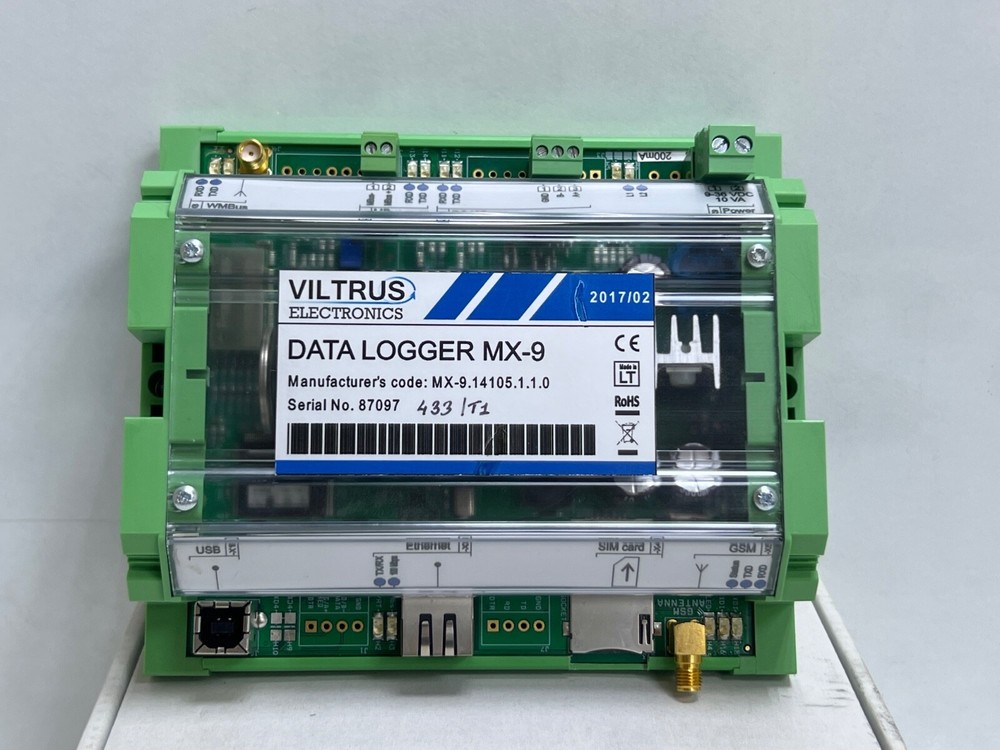 VILTRUS ELECTRONICS DATALOGGER MX-9.14105.1.1.0