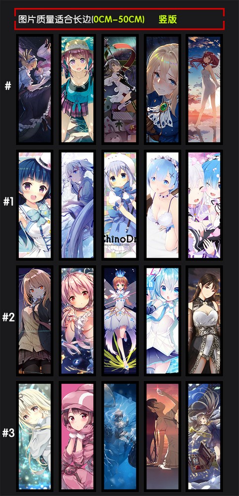 DIY Anime Light Board For PC Installed Custom Made Computer Case Decoration New