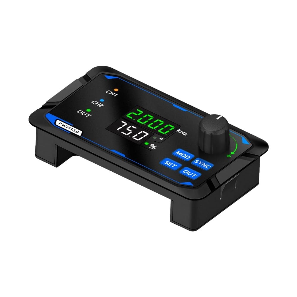 PWM Frequency Function Generator with Adjustable Duty Cycle and Phase Control