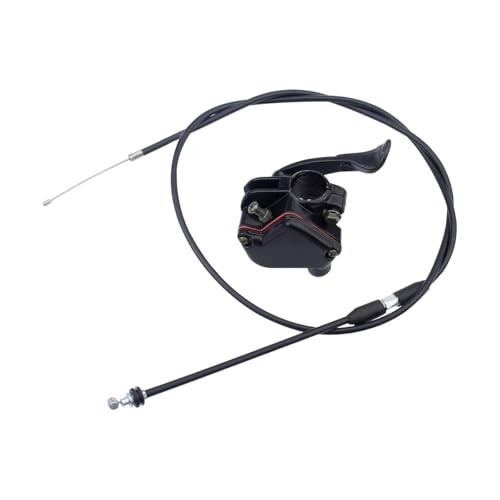 7/8'' 22mm Thumb Throttle Cable Accelerator Handle Assembly, Motorcycle