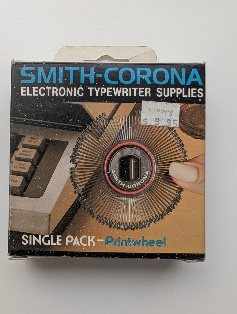 Vintage Electric Typewriter Smith Corona Single PRINTWHEEL 946 SCRIPT