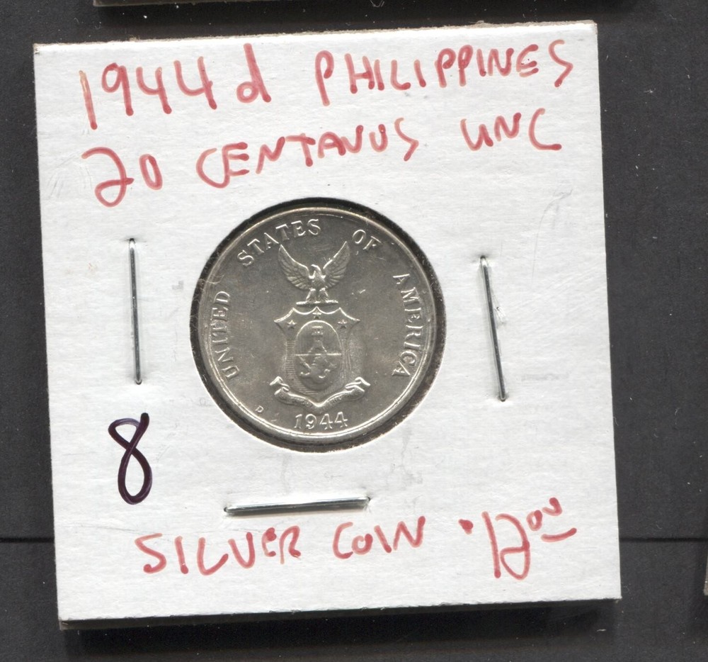 1944(D) Philippines-20 Cents- UNC