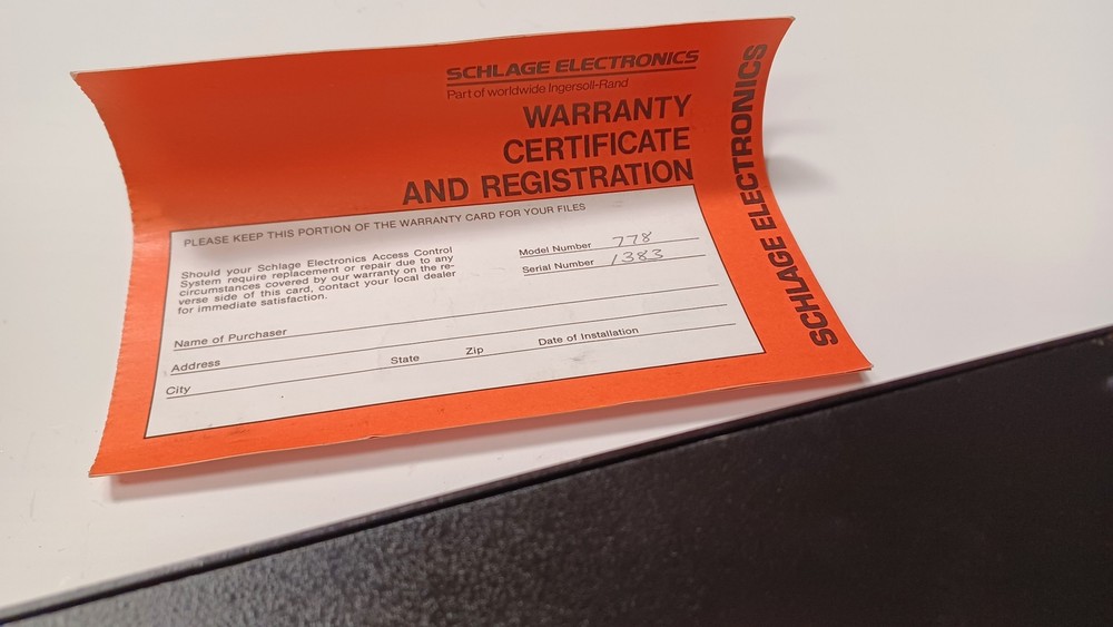 SCHLARGE Model 778 Annunciator / Control Module