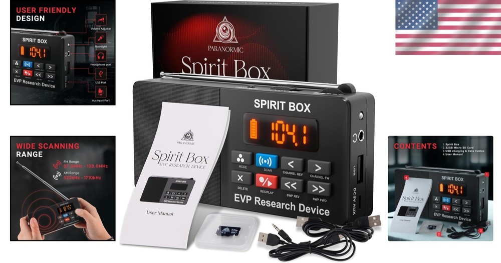Pro-Level Ghost Hunting Kit with EVP Recording